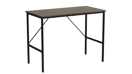 Стіл письмовий Line Тайм Ferrum-decor 750x1000x500 Чорний метал ДСП Дуб Сонома Трюфель 16 мм (FRD-104868)