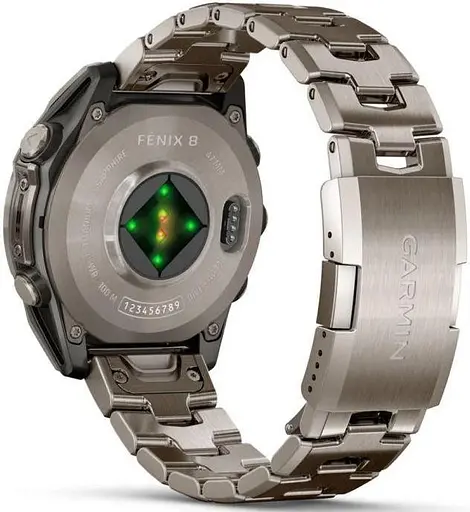 Смарт-годинник Garmin Fenix 8 47mm AMOLED Sapphire Titanium with Vented Titanium Bracelet (010-02904-40) - фото 6