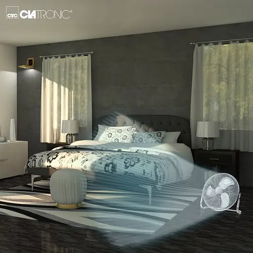 Напольный вентилятор Clatronic VL 3730 WM (Ø50cm, wys.57cm) 120вт - фото 4