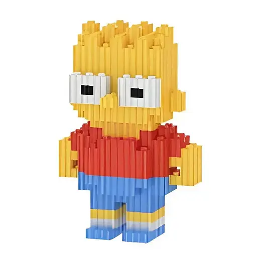 Детский конструктор Magic Blocks Барт Симпсон на 560 деталей (ZK-26)