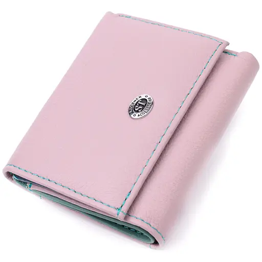 Кожаный женский кошелек ST Leather 9.5х8х2 см acs0028412 - фото 1