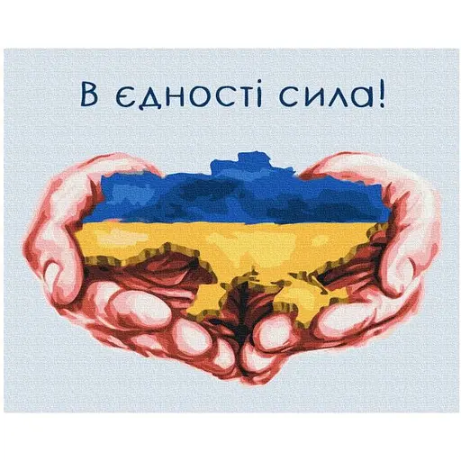 Розмальовка за номерами Brushme В єдності сила Дар'я Михайлишина (40х50) (BS53080)
