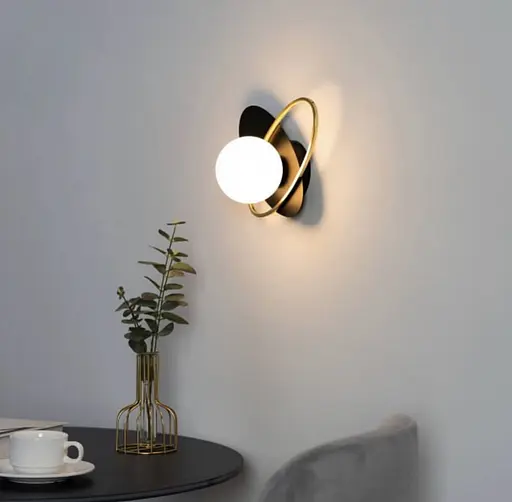 Бра з білим матовим або прозорим плафоном Line F Арт. WDE17/1 - фото 2