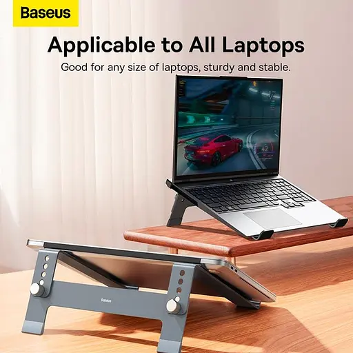 Тримач Baseus UltraStable Series Desktop Laptop Stand (4-Gear Adjustable) - фото 2