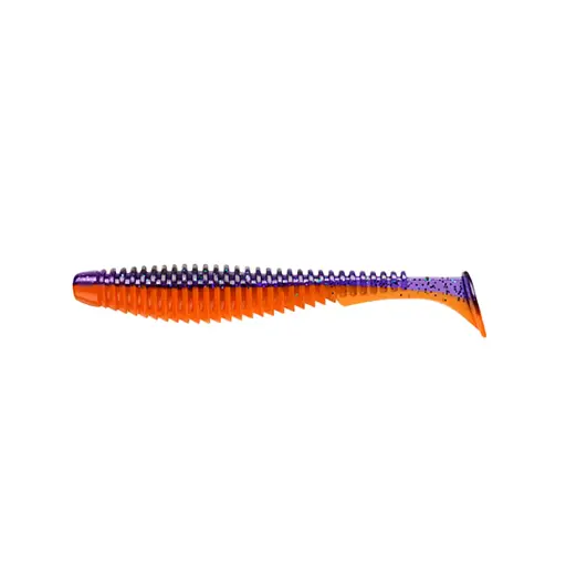 Силікон FishUP U-Shad 3" #207 - Dark Violet/Orange (9 шт/уп)
