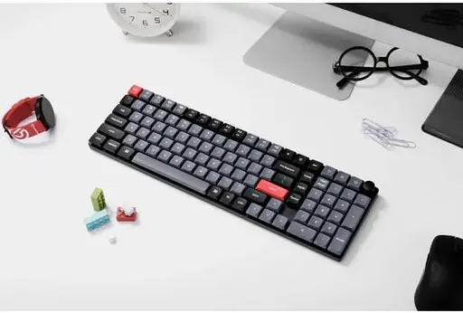 Клавиатура Keychron K17 PRO 100 Key Gateron MX 2.0 Brown RGB Hot-Swap Black (K17P-H3-UA) - фото 4