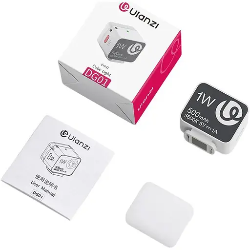 Накамерне світло Ulanzi DG01 White [150324] - фото 3