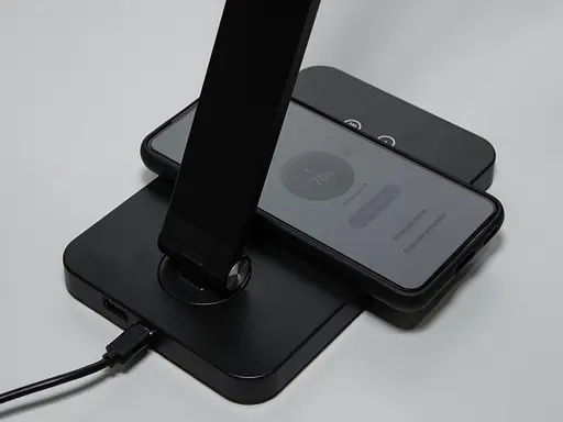 Лед настольная сенсорная лампа в для рабочего стола, 5 Вт, черный - фото 2