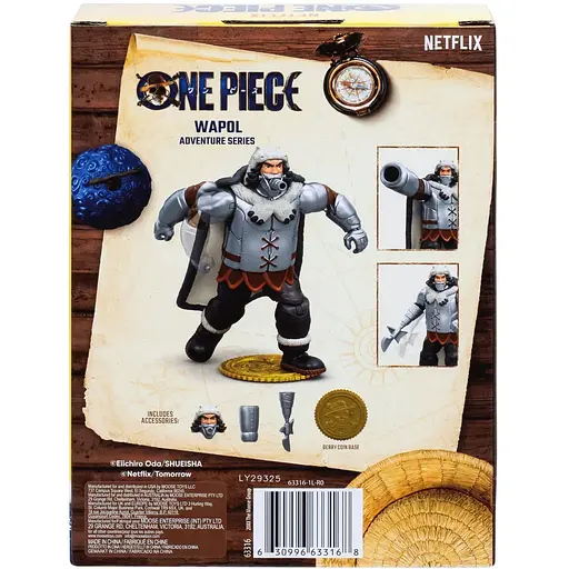 Коллекционная фигурка Moose One Piece Wapol с артикуляцией (63316) - фото 11