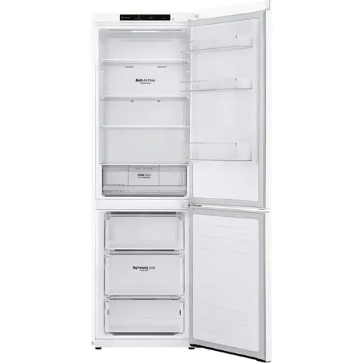 Холодильник LG с нижним морозильным отделением 186x60х68 холод.отд. 234 л мороз.отд. 107 л 2дв. А+ NF инв. диспл внутр. белый - фото 3