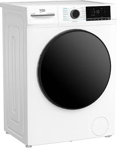 Прально-сушильна машина Beko фронтальна 7(5) кг 1400 D 52 см дисплей інвертор пара білий - фото 2