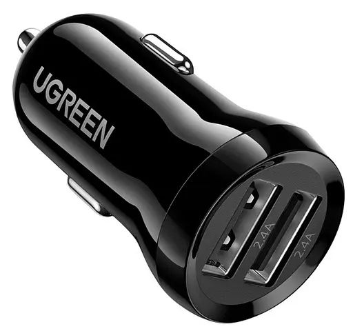Автомобільний зарядний пристрій Ugreen ED018 Dual USB Car Charger 50875 - фото 2