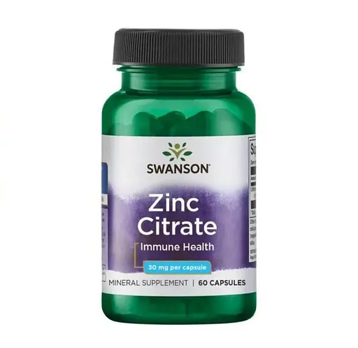 Цират цинку Swanson Zinc Citrate 30 mg 60 caps (1086-100-74-2160613-20)