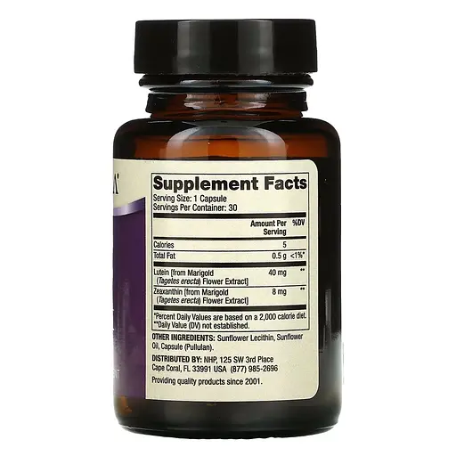 Лютеин с зеаксантином Dr. Mercola Lutein with Zeaxanthin, 30 капсул для поддержания глаз - фото 2