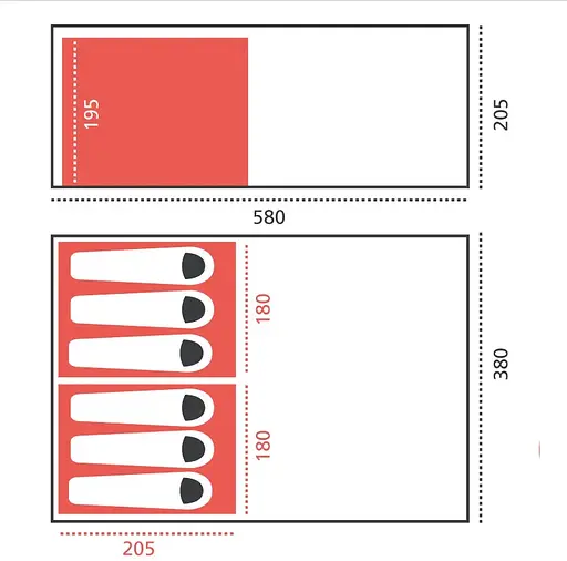 Намет Grand Canyon Dolomiti 6 Mojave Desert (330034) (DAS302050) - фото 2