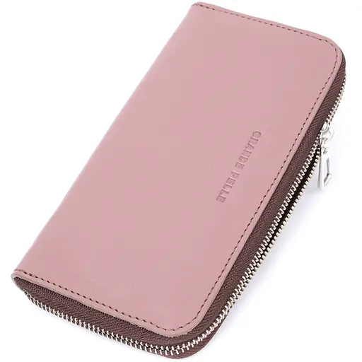 Кожаный женский кошелек Grande Pelle 19.5х9.7х2 см acs0027012 - фото 1