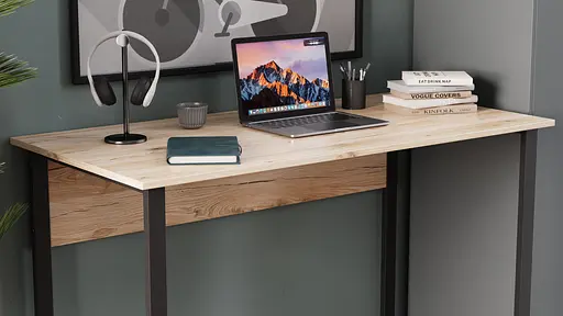 Комп'ютерний стіл Ferrum-decor Курт 75x100x60 чорний ДСП Дуб Сан-Марино 16мм (FRD-102024) - фото 2