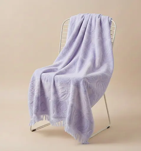 Махрові банні рушники 70x140 см - великий сімейний набір 6 шт. DT-153-72 м'яка махра різні кольори для ванни та душу - фото 6