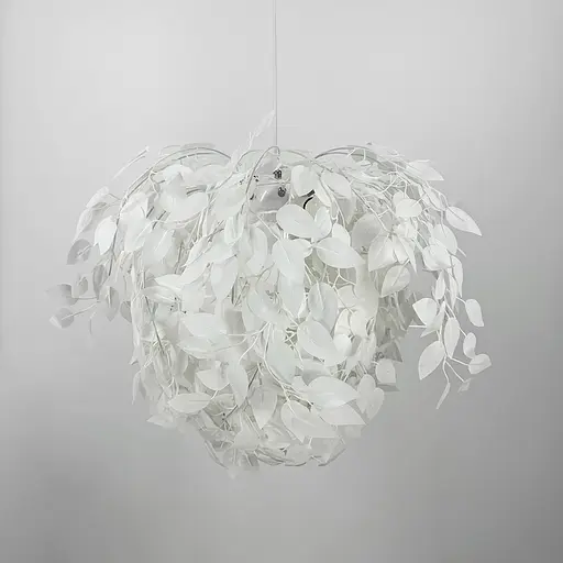 Підвісний білий світильник TRIO у флористичних мотивах d110 см Line.F MJ 185-110 - фото 8