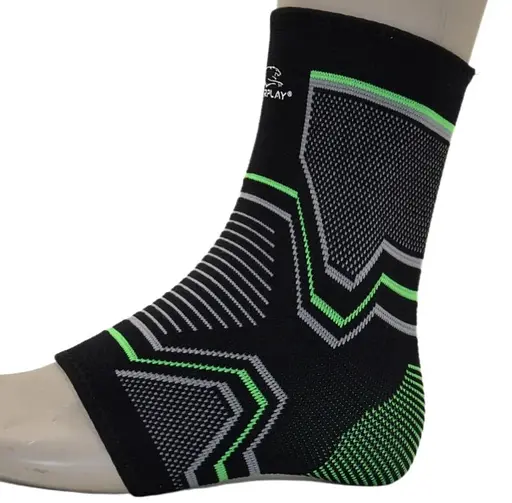 Бандажі на гомілкостоп PowerPlay 4100 Чорні L/XL (пара) (PP_4100_L/XL_Black) - фото 2