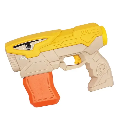 Водяной пистолет Electric Water Gun Shark Bambi X2-BC на аккумуляторе желтый