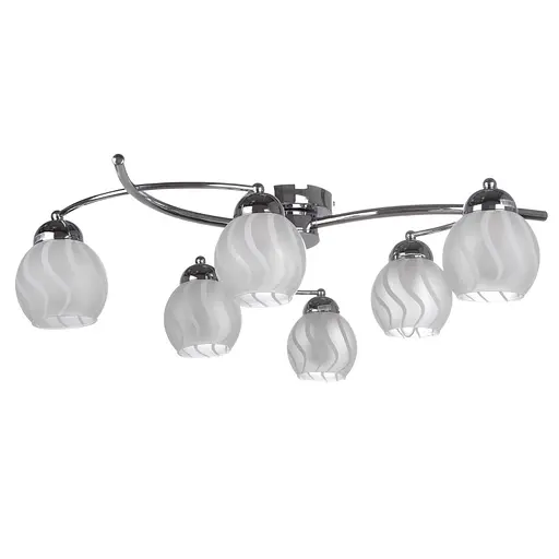 Люстра потолочная Brille классическая E14 40W CH (LK-270C/6)