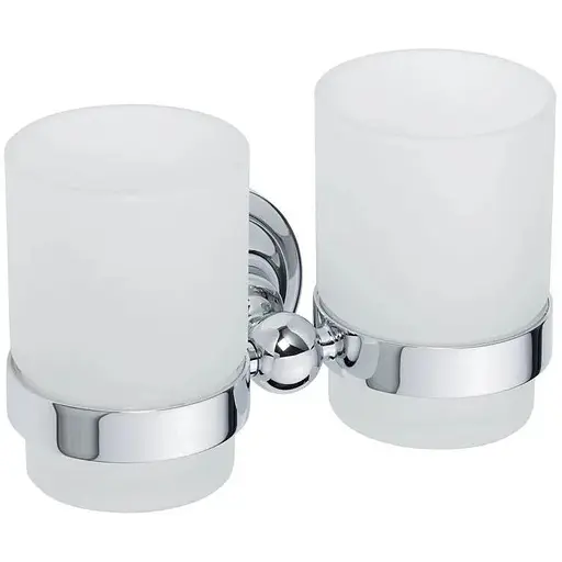 Склянка з подвійним тримачем Bemeta Retro 144310022 білий - фото 1