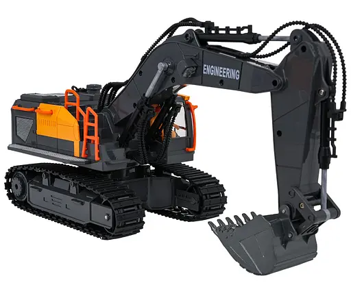 Экскаватор на радиоуправлении с металлическим ковшом и функцией дыма Ramiz - фото 6