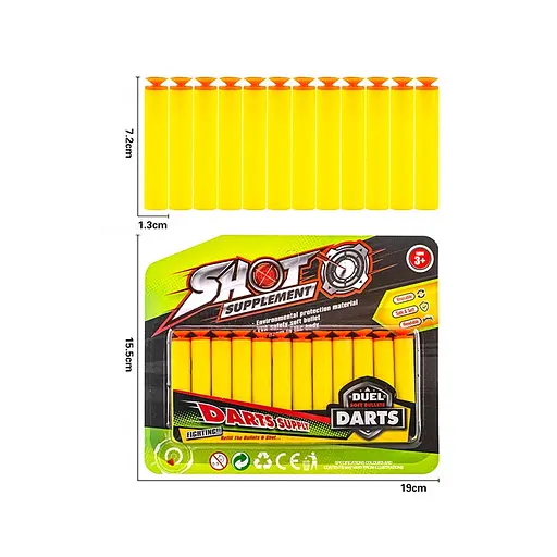 Поролонові кулі K812-1, 960 шт., 19x15.5 см