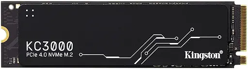 Kingston Твердотільний SSD накопичувач M.2 4TB KC3000 NVMe PCIe 4.0 4x 2280 - фото 1