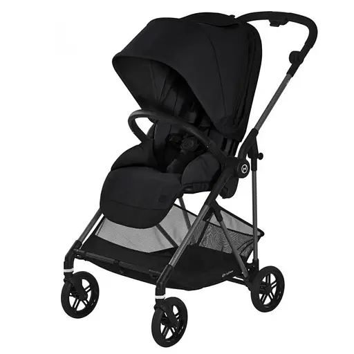 Прогулянкова коляска Cybex Melio Carbon Deep Black (521002243)