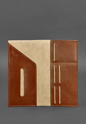 Кожаный тревел-кейс 3.1 светло-коричневый - фото 5