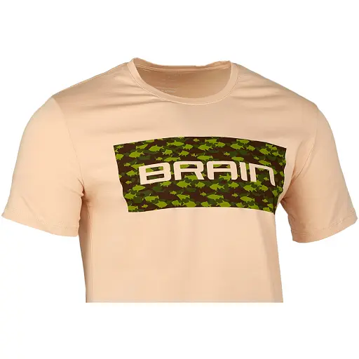 Футболка Brain 2022 L Beige - фото 3