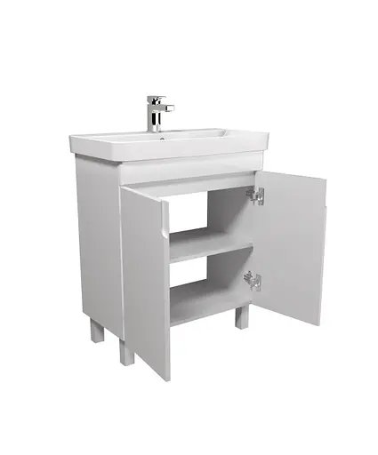 Тумба Мойдодир Simple White 70-U умивальник River 70 Білий універсальна Білий - фото 2