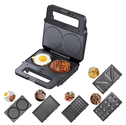 Мультигриль 5в1 Zepline ZP-813 Серый 2200 Вт - фото 4