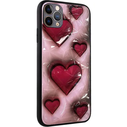 Чехол Epik TPU+PC Prisma Plushie для Apple iPhone 11 Pro 5.8 Hearts - фото 1