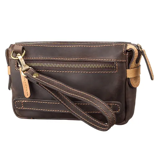 Чоловічий шкіряний клатч SHVIGEL 21х13х3 см sum0012753 - фото 3