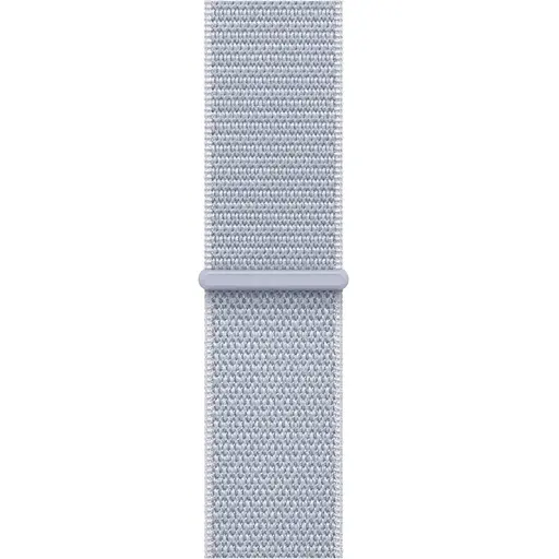 Apple Watch Series 10 GPS 42mm Silver Aluminum Case with Blue Cloud Sport Loop MWWD3 - фото 3