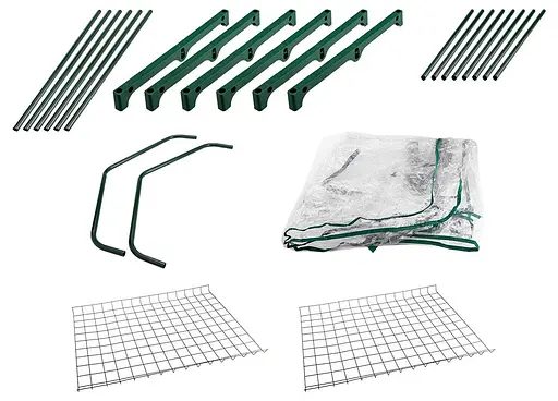 Парник складаний Neo Tools 95х69х49, 2 полиці, ПВХ плівка, прозорий - фото 8