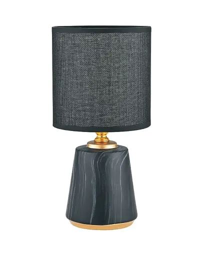 Настільна лампа Zuma Line Ceri E14 1x40W IP20 чорна - фото 1