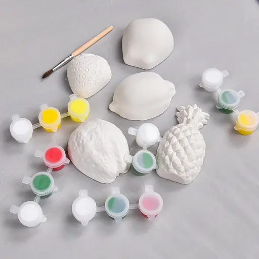 Набір для творчості Гіпсові розмальовки "Розфарбуй фрукти" Strateg 30989 - фото 3