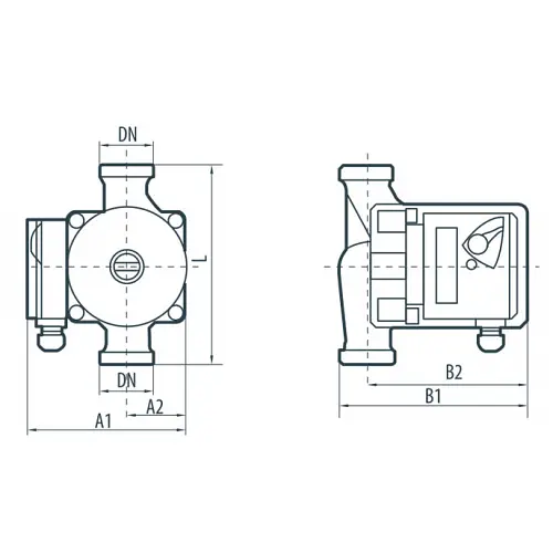 Циркуляційний насос Sprut GPD 25-4S-180 (приєднувальний комплект) - фото 3