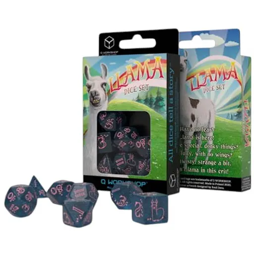 Набір кубиків Sparkling Llama Dice Set , 7 шт. (SLLA3E) - фото 1