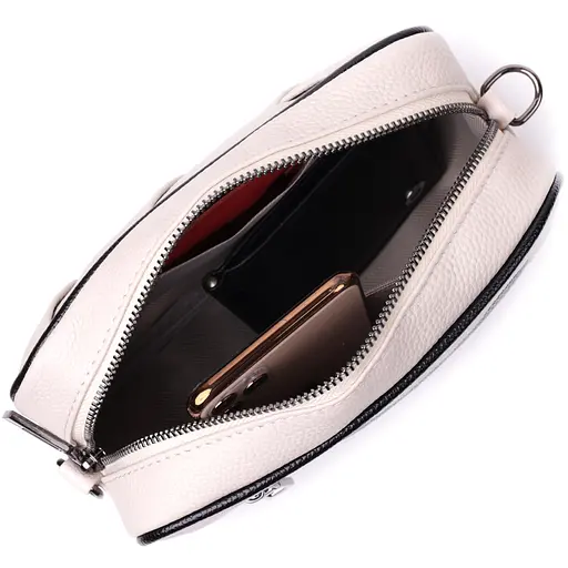 Женская сумка Vintage с переплетами из натуральной кожи 22х14х7.5 см sum0029008 - фото 7