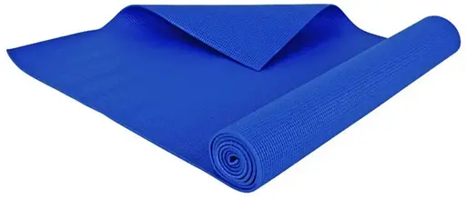 Коврик для йоги и фитнеса Power System PS-4014 PVC Fitness-Yoga Mat Blue (173x61x0.6) (PS-4014_Blue) - фото 4