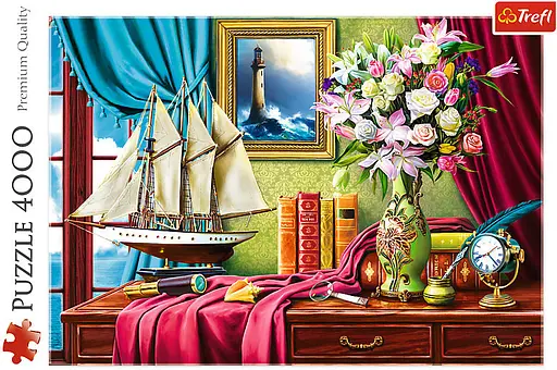 Набір Пазли - (4000 елм.) "Стіл мандрівника" - фото 1