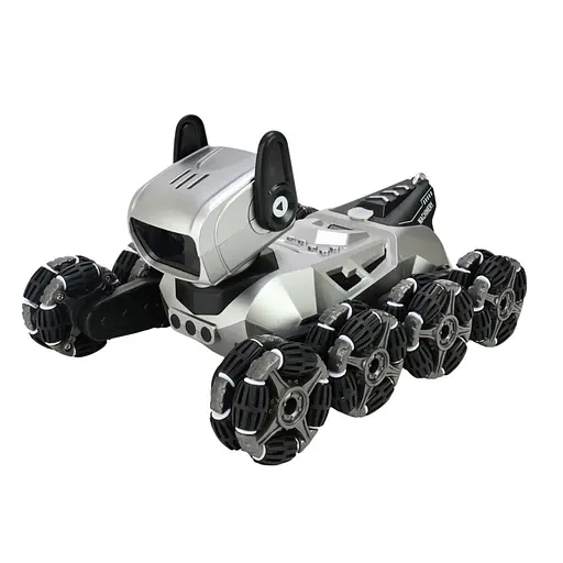 Дитяча іграшка на радиокеруванні "Собака" Bambi 1028(Silver) світлові та звукові ефекти - фото 1