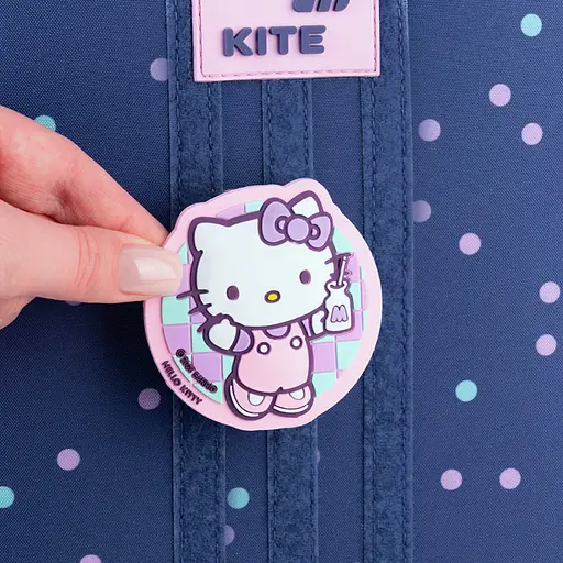 Бейдж на липучці Kite Hello Kitty 7.5x7.1x0.4 см (HK26-3011-1) - фото 3