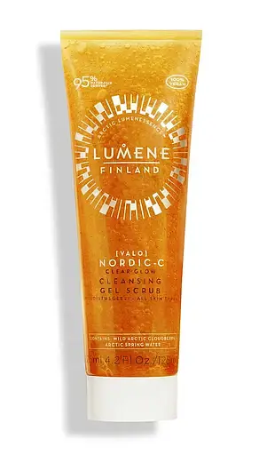 Очищуючий гель-скраб для сяяння шкіри Lumene Valo Clear Glow Cleansing Gel Scrub, 125 мл (8000019474237) - фото 1