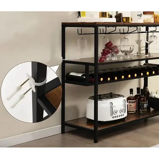 Стіл для кухні Costway Alfred фуршетний в стилі Loft - фото 9